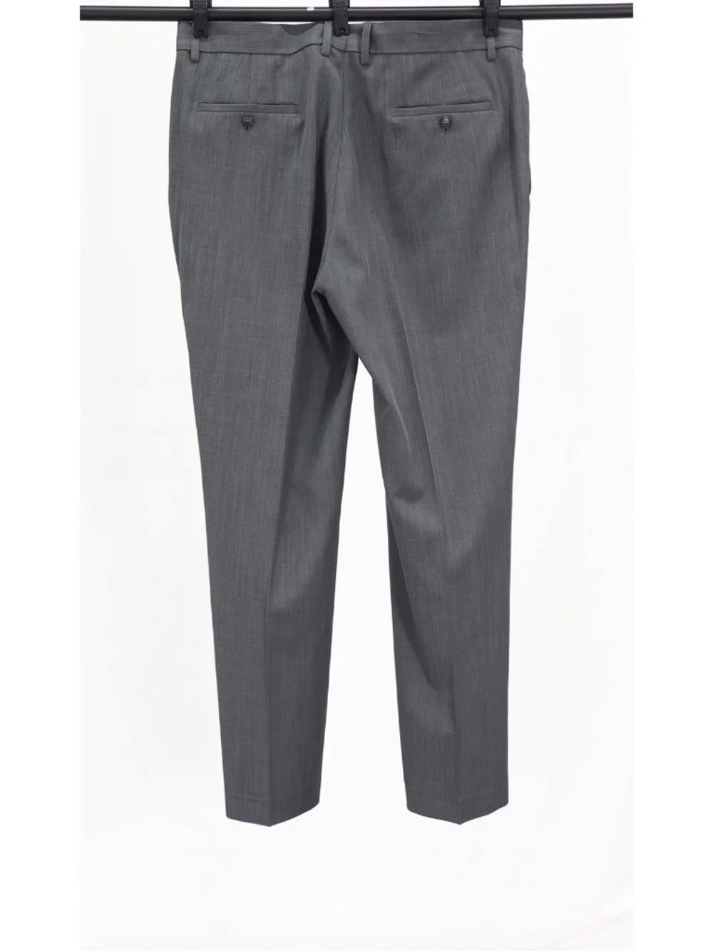 Haggar 44L 36x31 Gray Full Suit 2-Button Solid R964